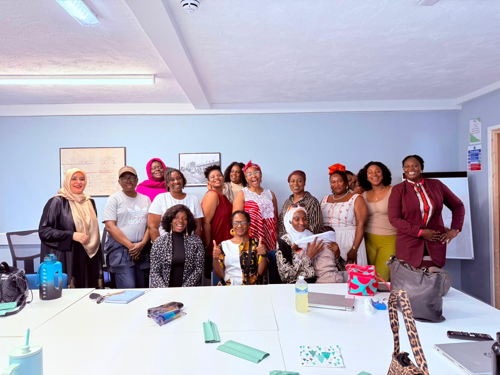 Arise project participants smiling together after a session